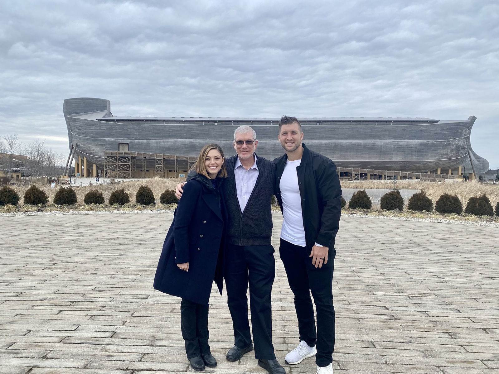 Ken Ham with Tim and Demi-Leigh Tebow