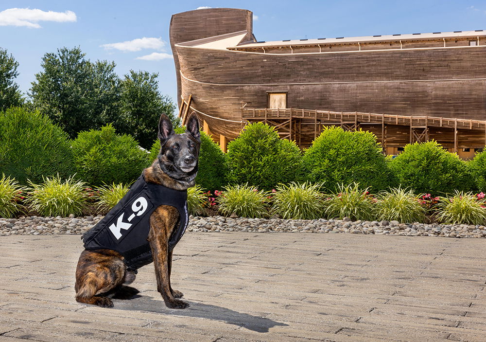 Obadiah in Protective Vest