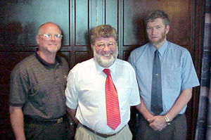 Mike Zovath, Dr. White and Ken Ham