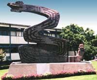 Serpent statue
