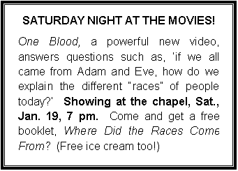 Saturday Night at teh Movies Sign