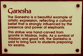 Ganesha plaque