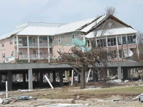Katrina hotel damage