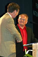 Dr. David Crandall honored by Dr. John Greening, GARBC