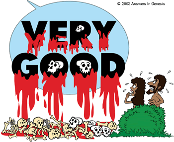 God's 'very good' soaked in blood if there was death before sin