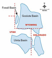 Map of the Green River lake system