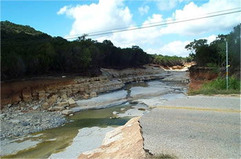 Canyon flood