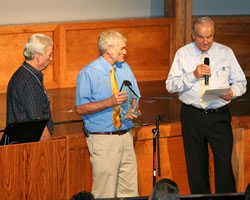 Ken Ham receives the Integrity Award