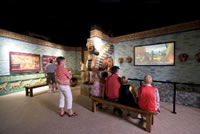 Creation Museum’s exhibit area on the Tower of Babel