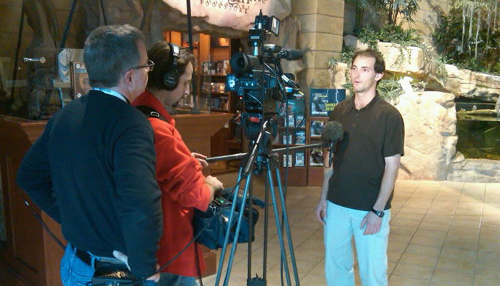 Nightline interview at the Creation Museum