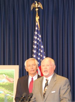 Kentucky Gov. Steve Beshear and Mike Zovath