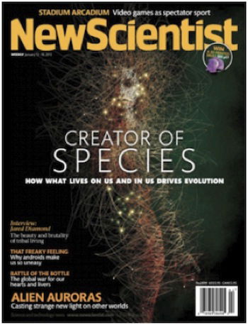 The cover of the 14 January 2013 edition of <i>New Scientist</i>