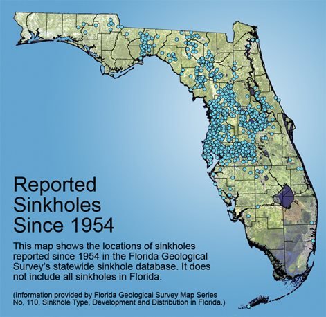 Reported Sinkholes
