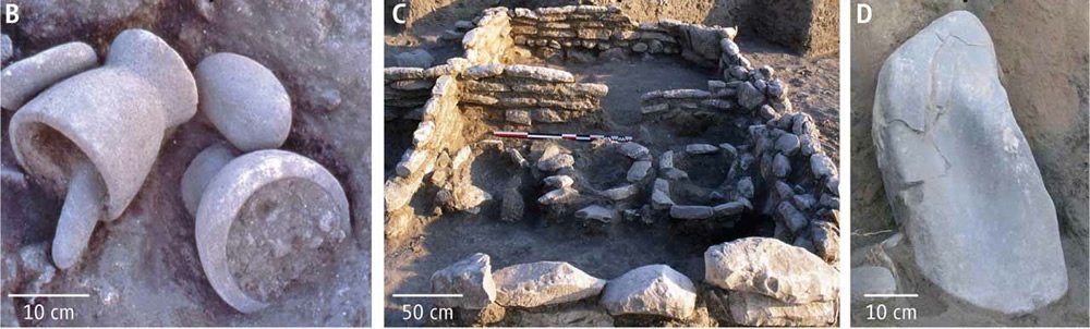 Evidence of ancient farming operations throughout the Fertile Crescent