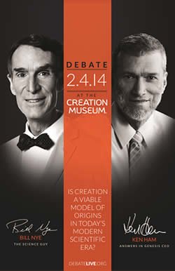 Live Stream of Debate Between Bill Nye and Ken Ham