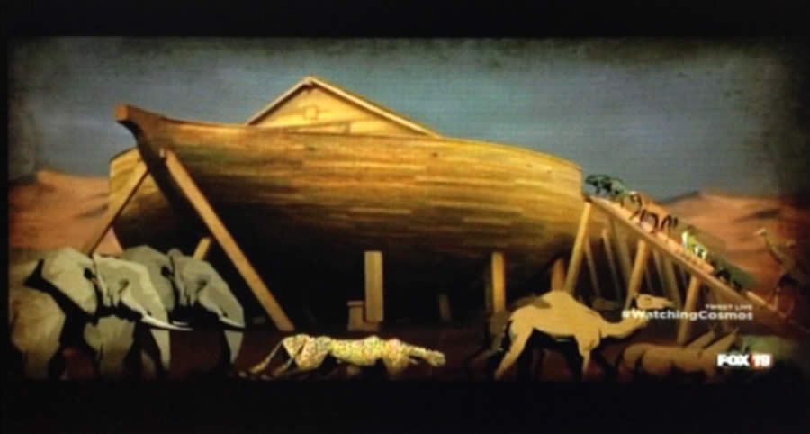 A portrayal of Noah’s Ark