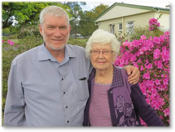 Ken Ham and his mother