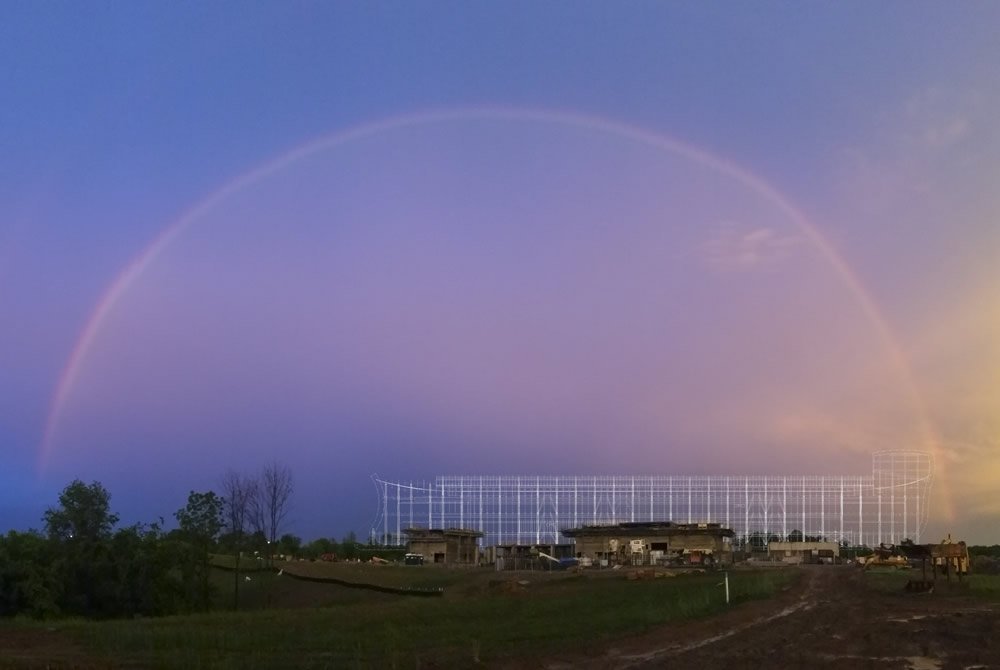 Rainbow over Ark Encounter