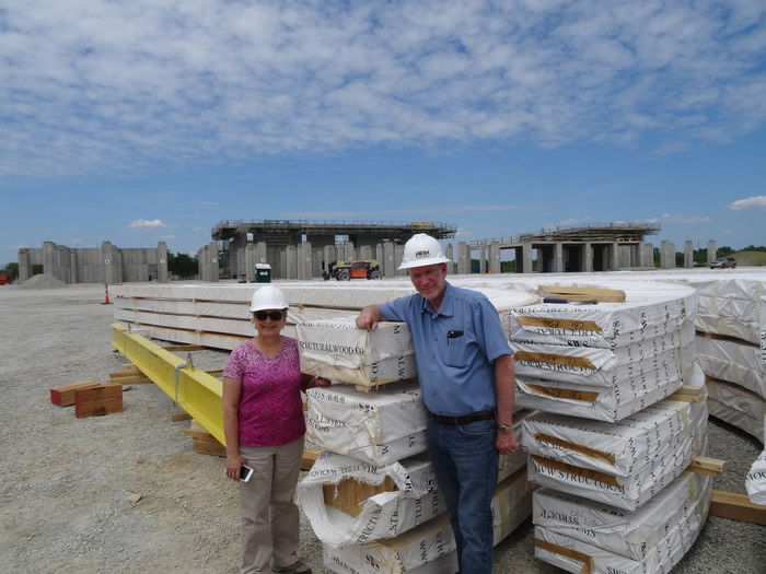 Ken and Mally at Ark Site