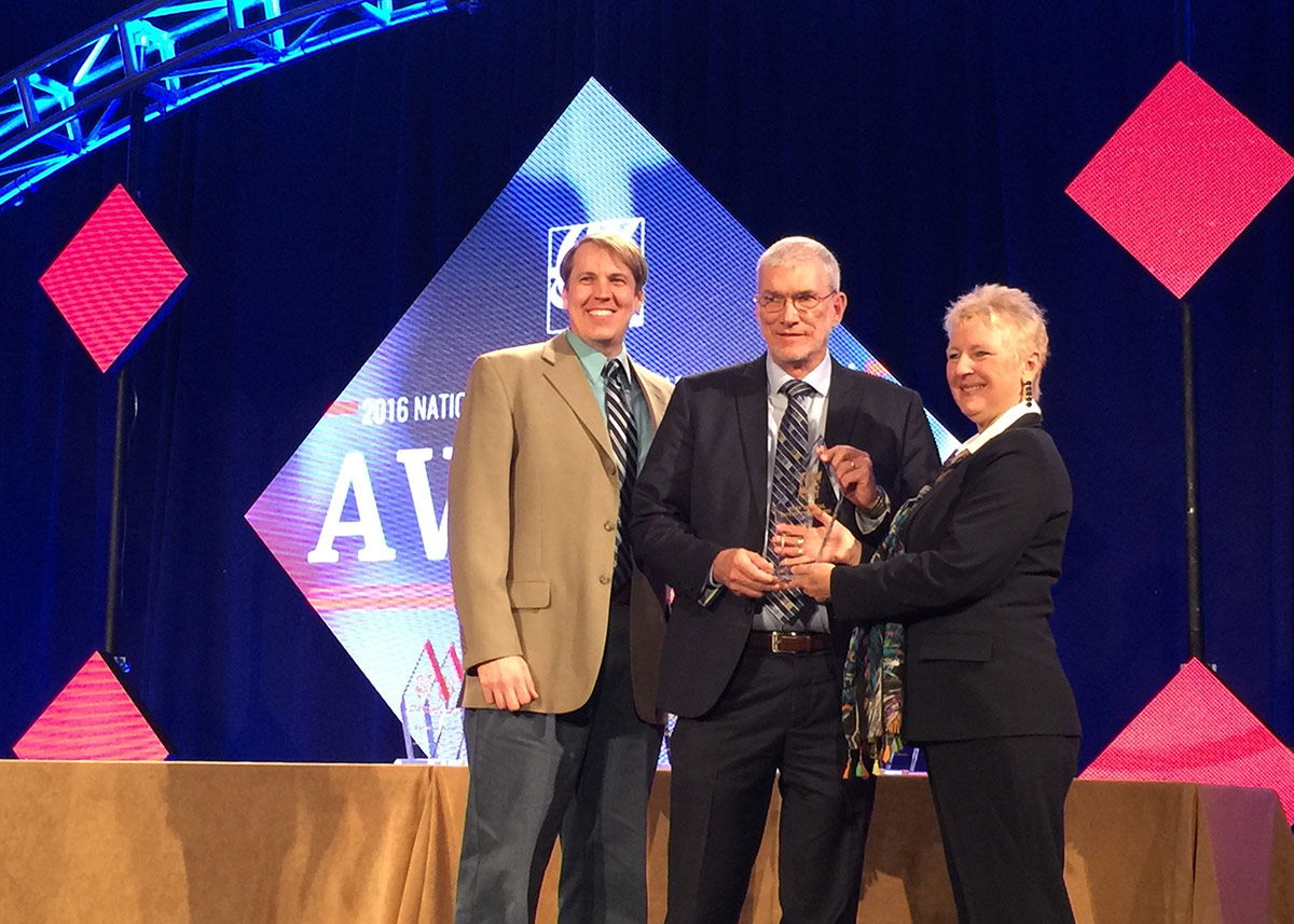 Ken Ham and Dan Zordel Receiving NRB Award