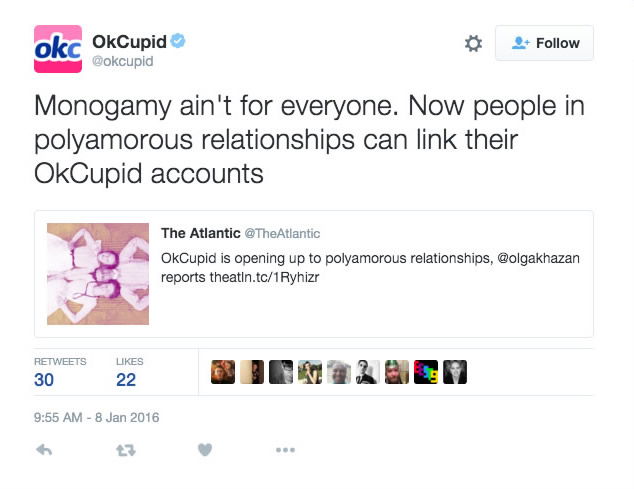 OkCupid Polyamorous Relationships