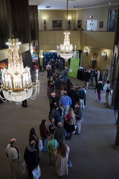 Guests Waiting to Greet Ken Ham