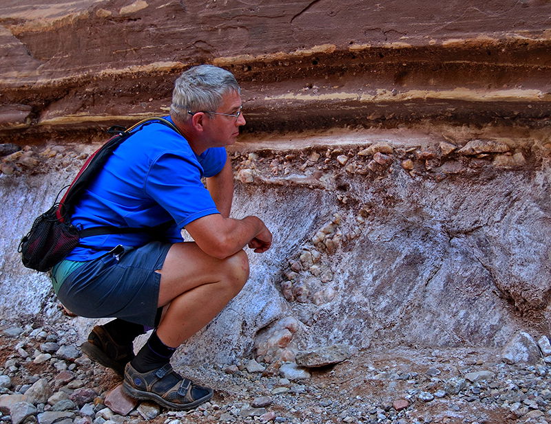 Dr. Snelling at the Grand Canyon