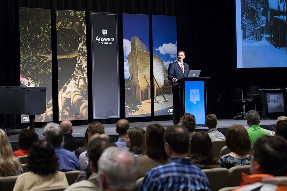 Calvin Smith Speaking at the Creation Museum