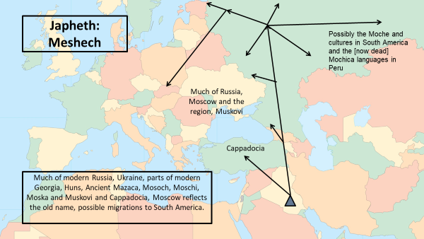 Migration: Meshech Descendants