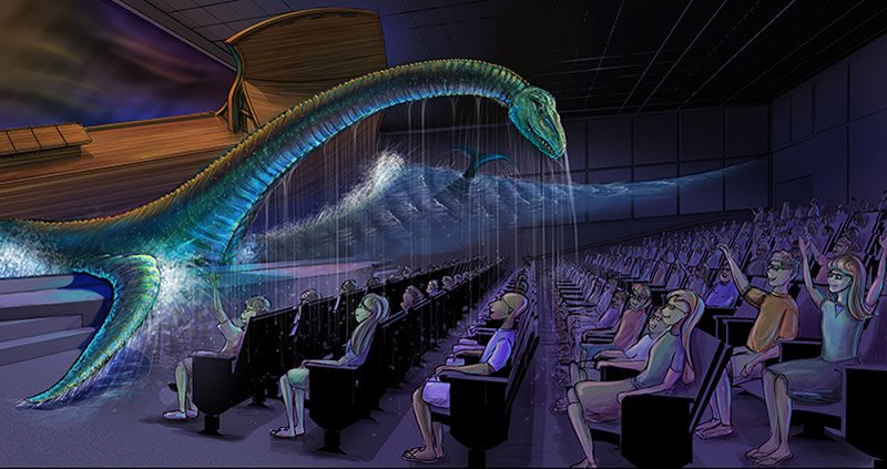 Artist depictions of Creation Museum 4D theater.