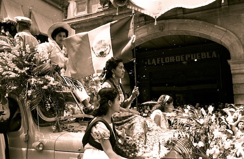 Figure 1. Town parade in Puebla, Mexico for Cinco de Mayo