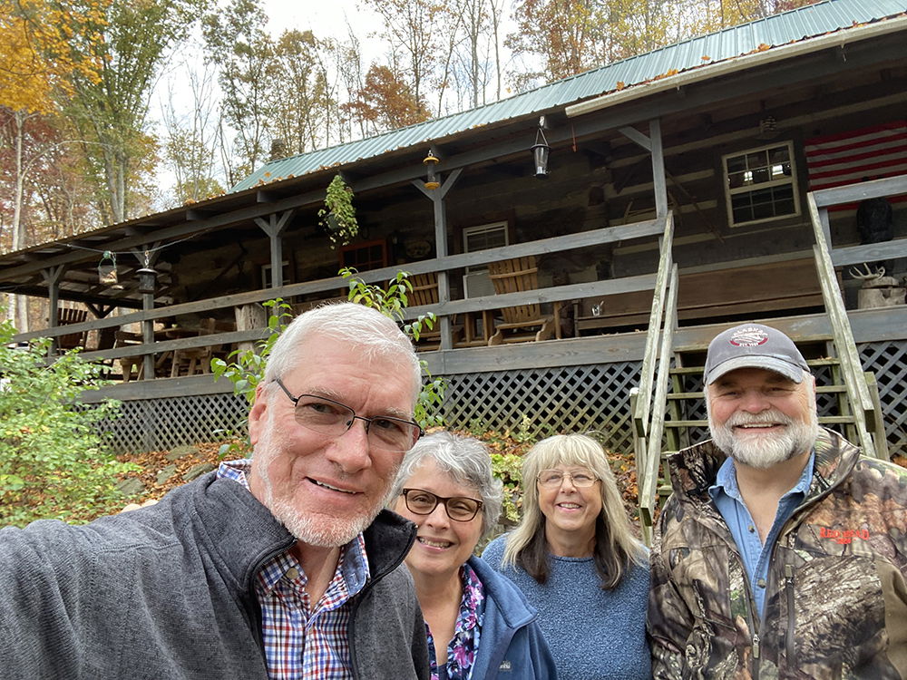 Buddy Davis with Kay Davis, Ken Ham, and Mally Ham