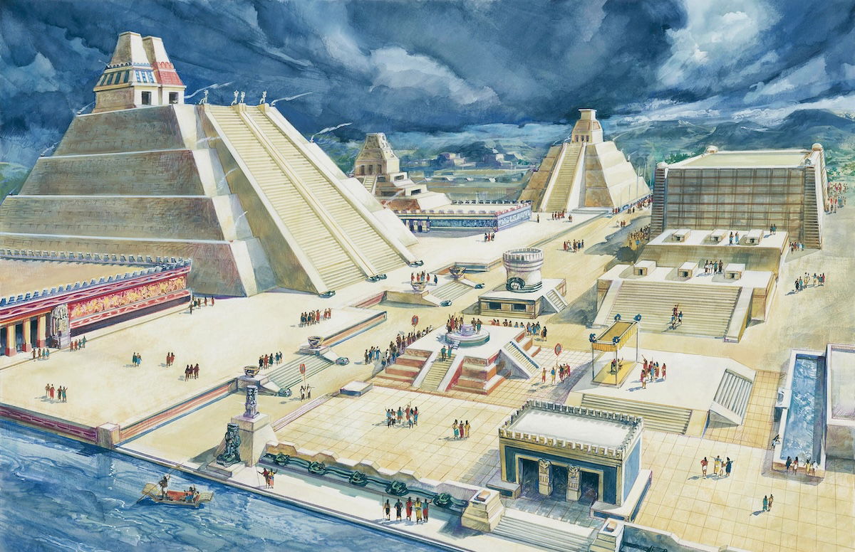 Central Precinct of Aztec capital city, Tenochtitlan
