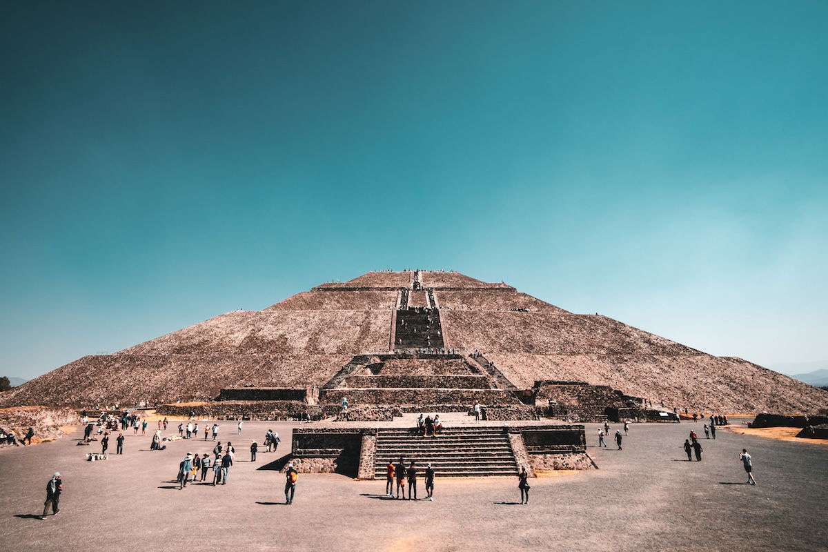 Mexican ruins at Teotihuacan
