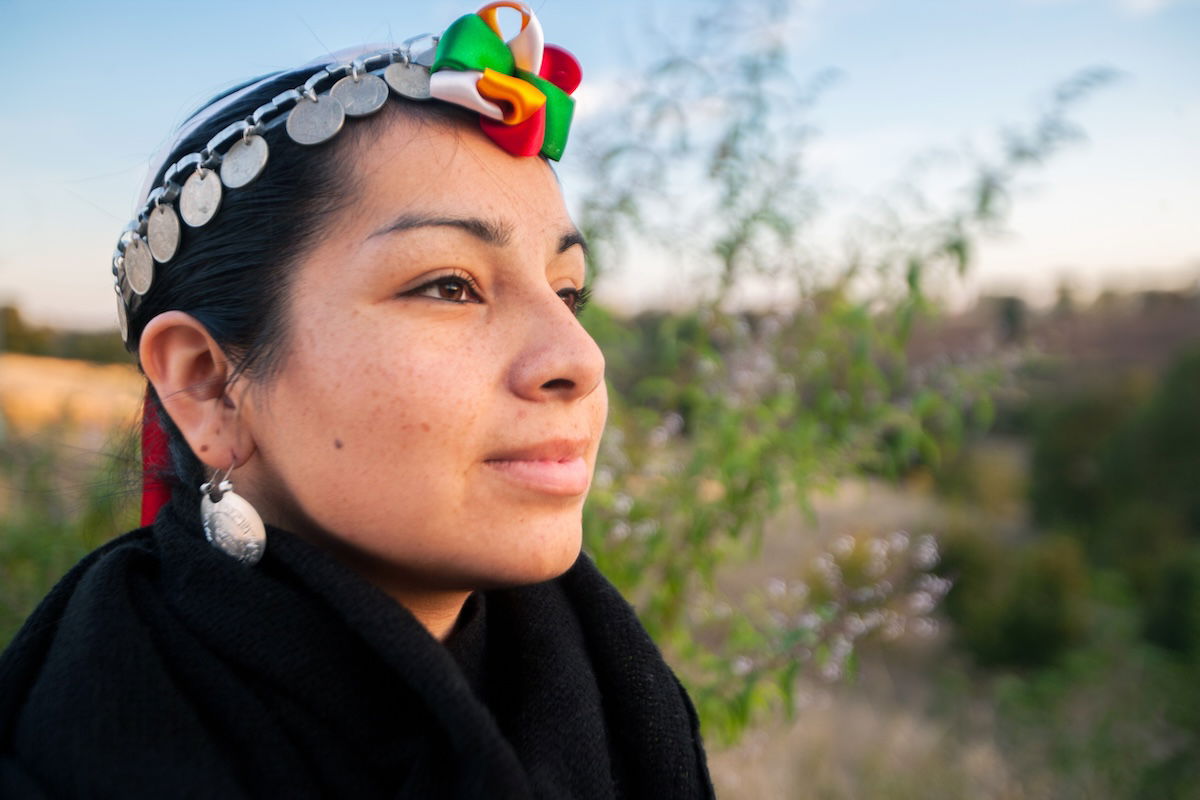 Mapuche woman, Chile