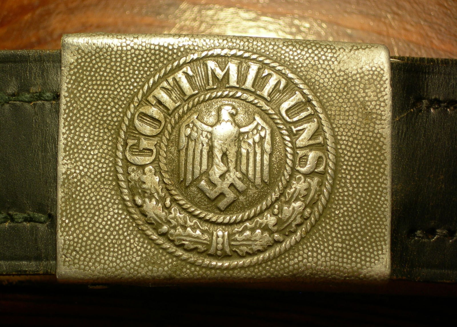 WWII German GOTT MIT UNS Buckle