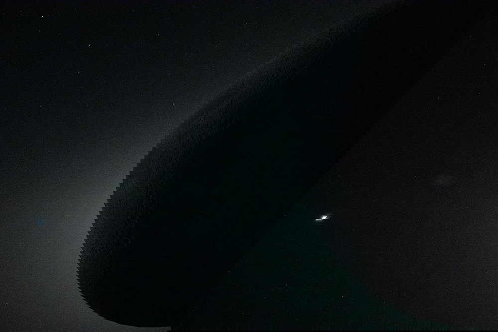 Venus next to lunar eclipse