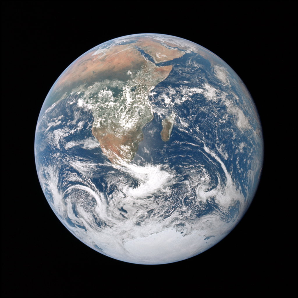 Blue Marble photo of the Earth from space