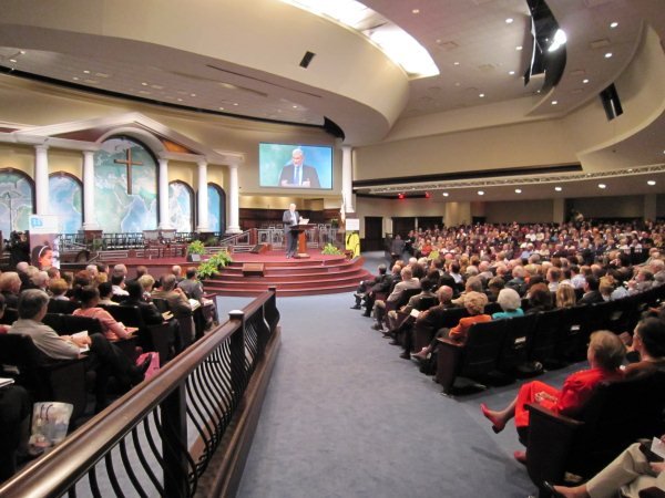 Ken Ham speaking at First Baptist Church, Atlanta, GA