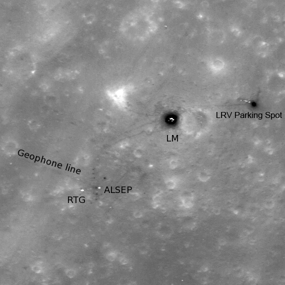 Apollo 16 landing site