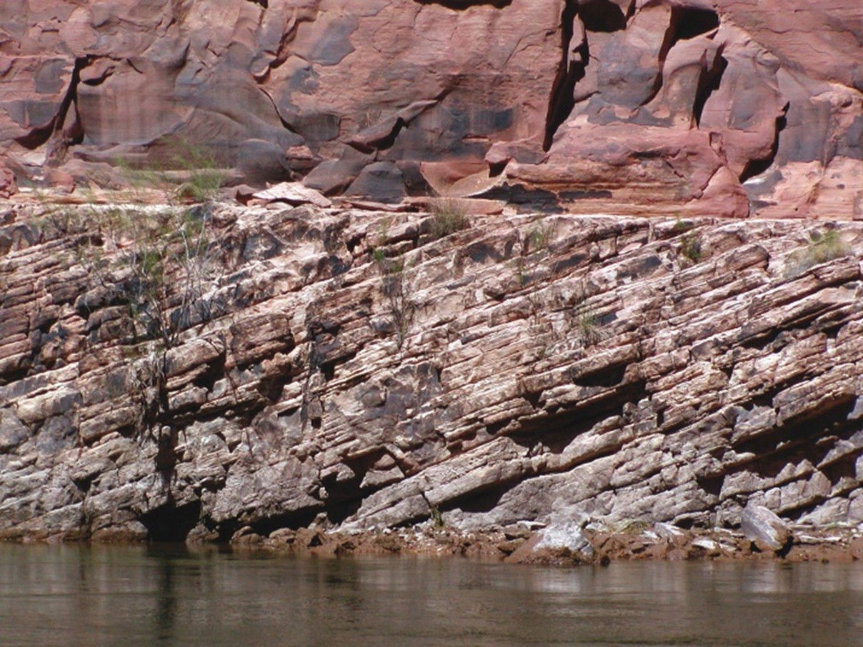 Cross-beds in the Coconino Sandstone