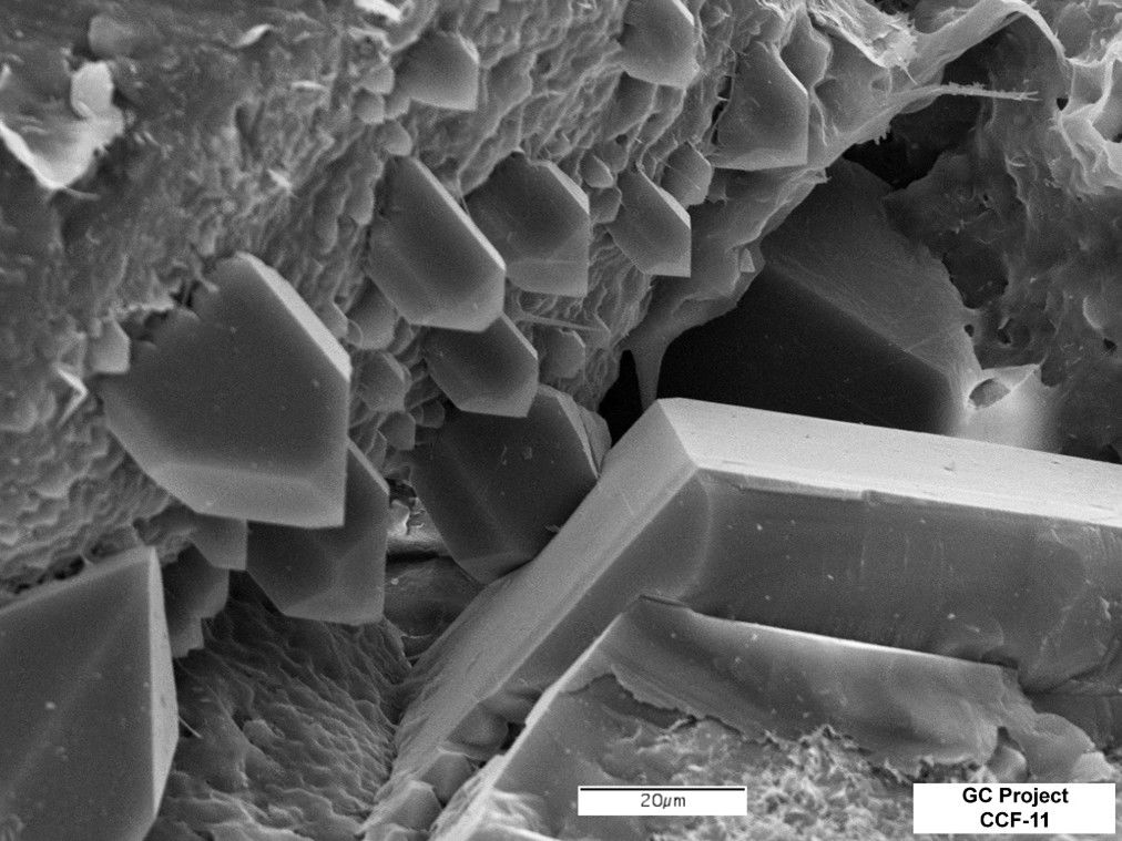 Microscopic image of quartz