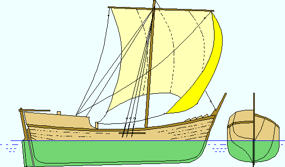 The hull form allows active maneuvering in gale seas with the storm sail and drag to stern allowing the vessel to run in a following sea