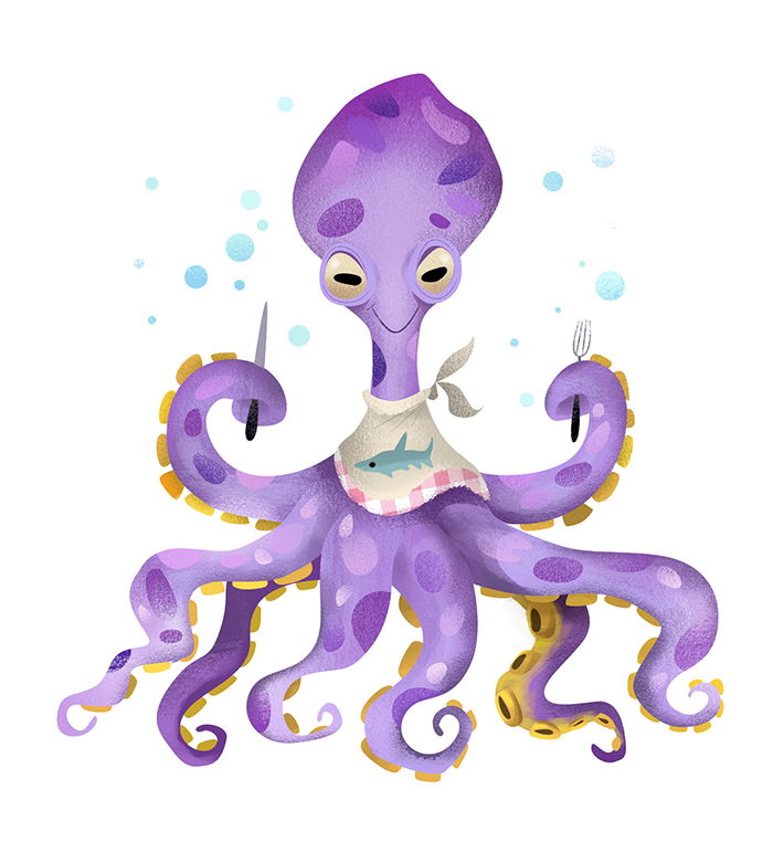 Octopus Eating