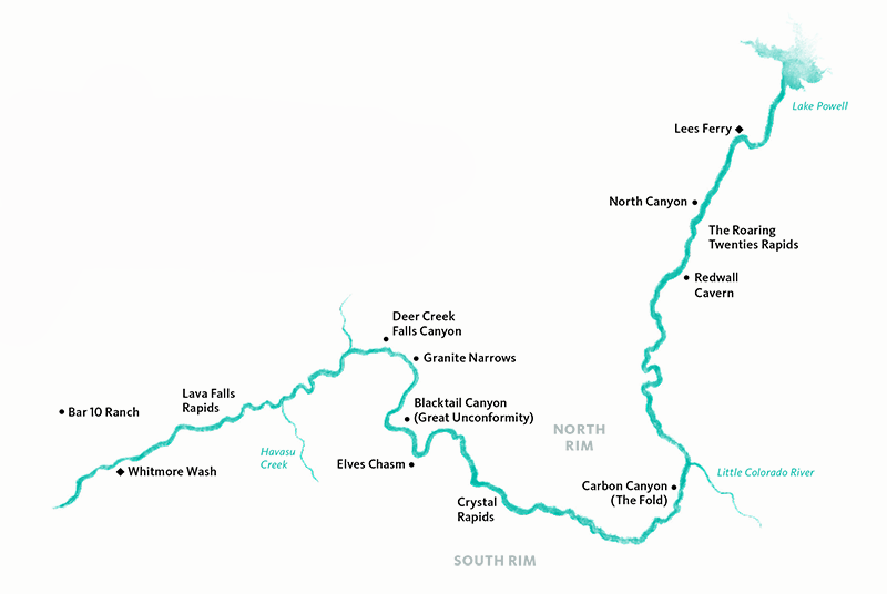 Raft Trip Map
