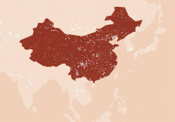 China map highlight