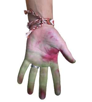 Tie-dye stains