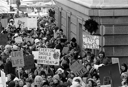 Roe v. Wade protest