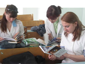 medical students in Kazakhstan