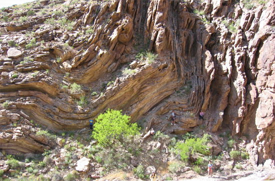 Bent Rock Layers